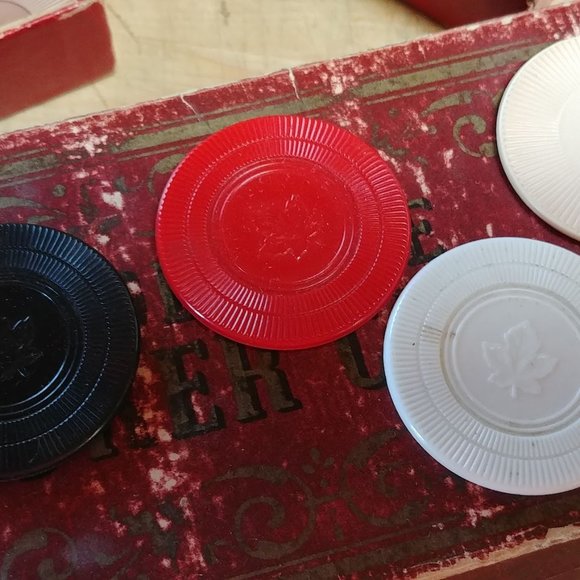 R D Fleck & Co Vintage Poker Chips - Picture 4 of 7